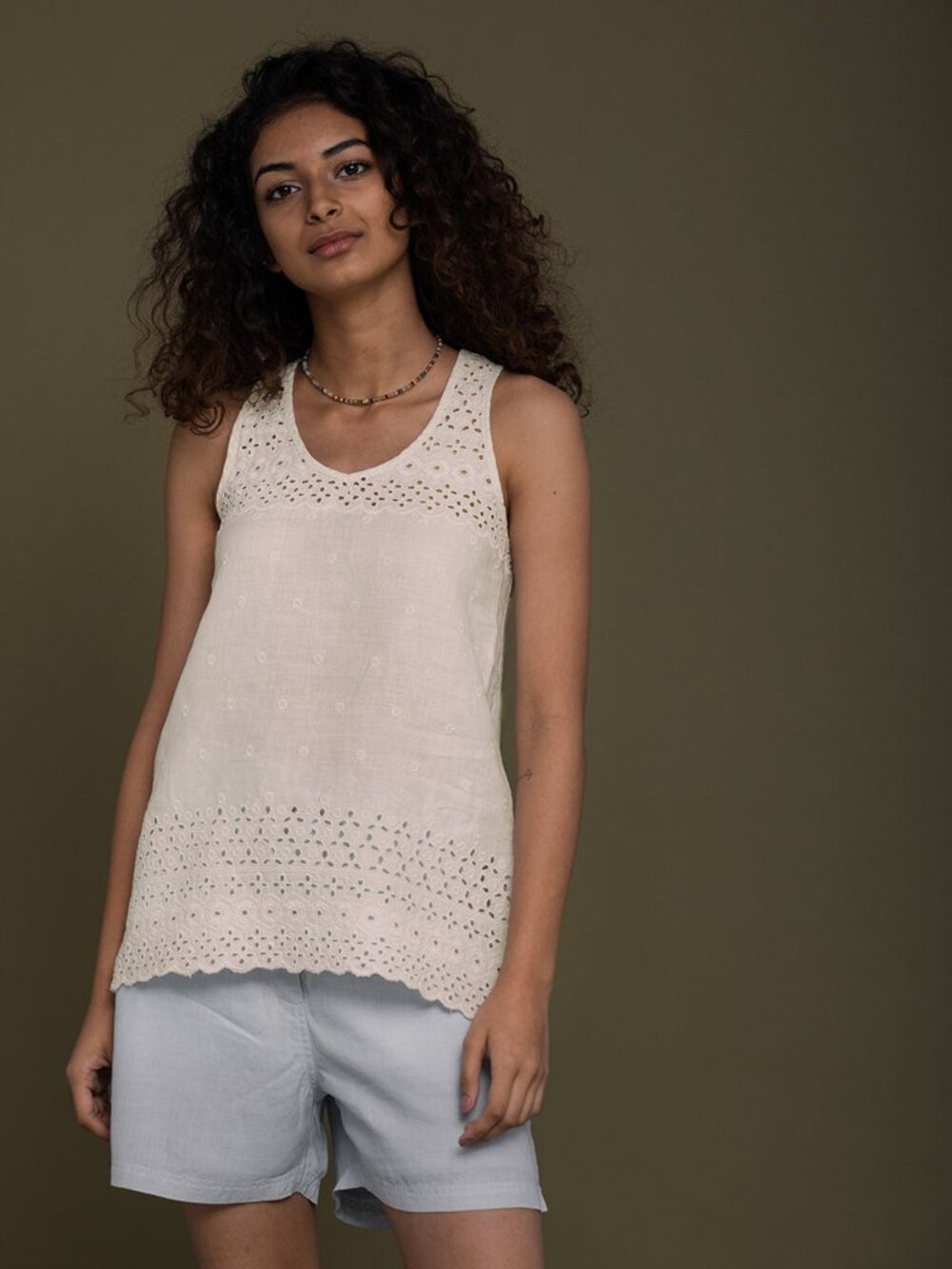 The Beach Shack Shirt - Shell Off-White